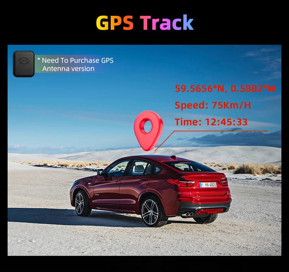 Portable Wireless CarPlay & Android Auto Screen – Size & DVR Options