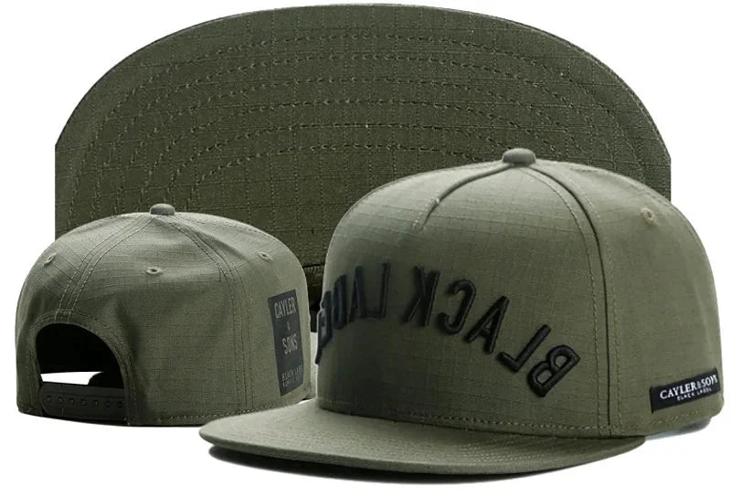 Skull Hand Snapback Hat – Flat Bill Adjustable Baseball Cap