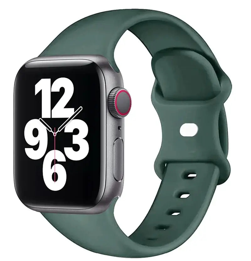 Apple Watch Silikonarmband - Weiches wasserdichtes flexibles Armband