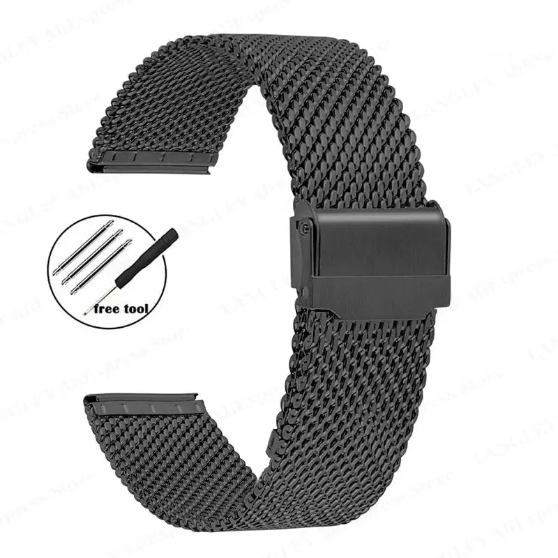 Ticwatch Mailänder-Edelstahlarmband - Erstklassiges stilvolles Design