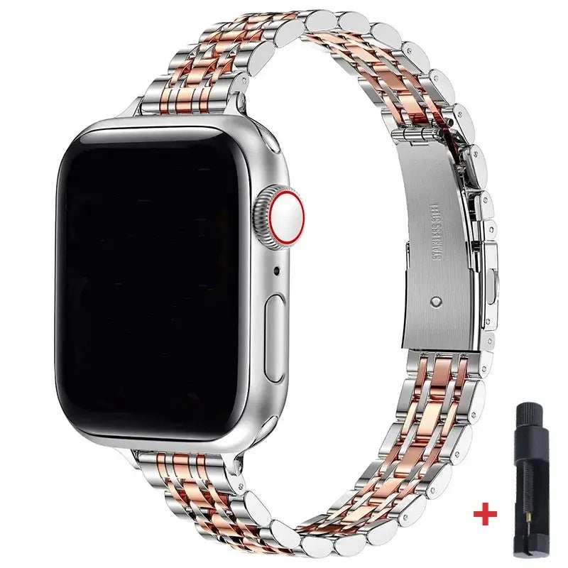 Apple Watch Edelstahlarmband – Elegantes, robustes Design