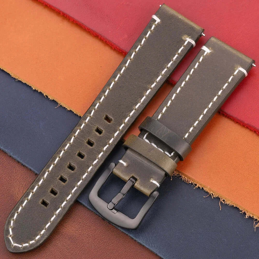 Ticwatch Genuine Leather Band - Elegant Minimalist Design