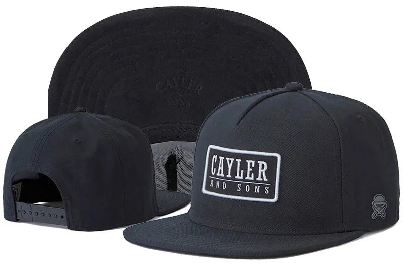 Classic Snapback Hat – Flat Bill Adjustable Baseball Cap