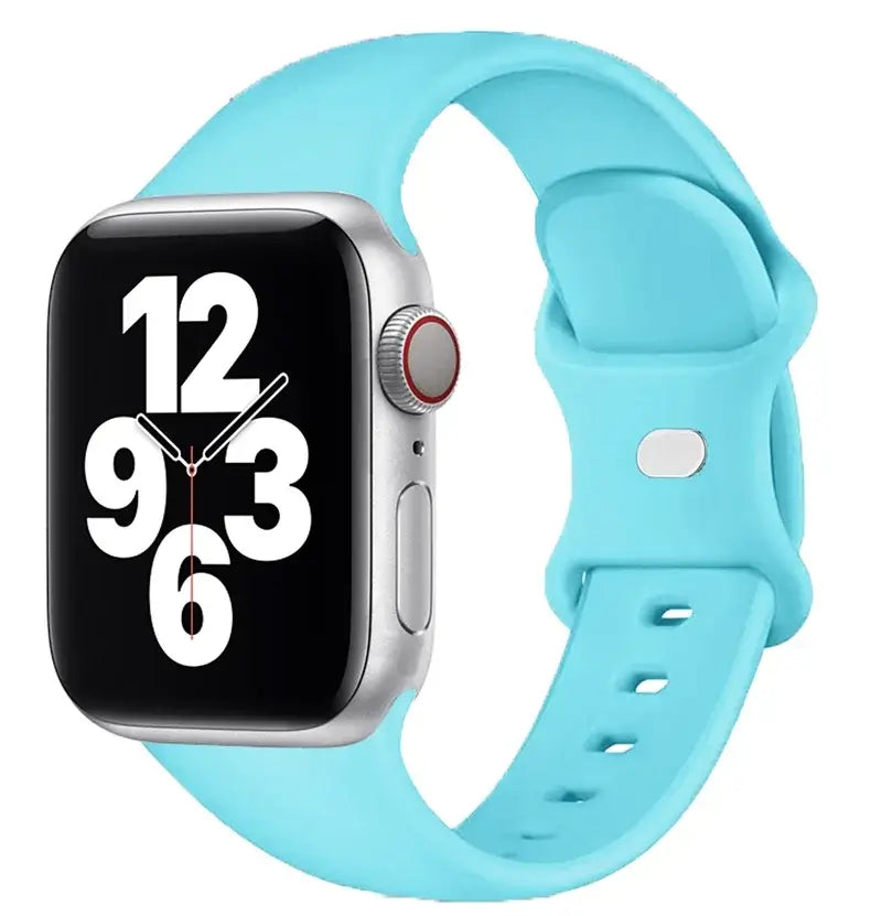 Apple Watch Silikonarmband - Weiches wasserdichtes flexibles Armband