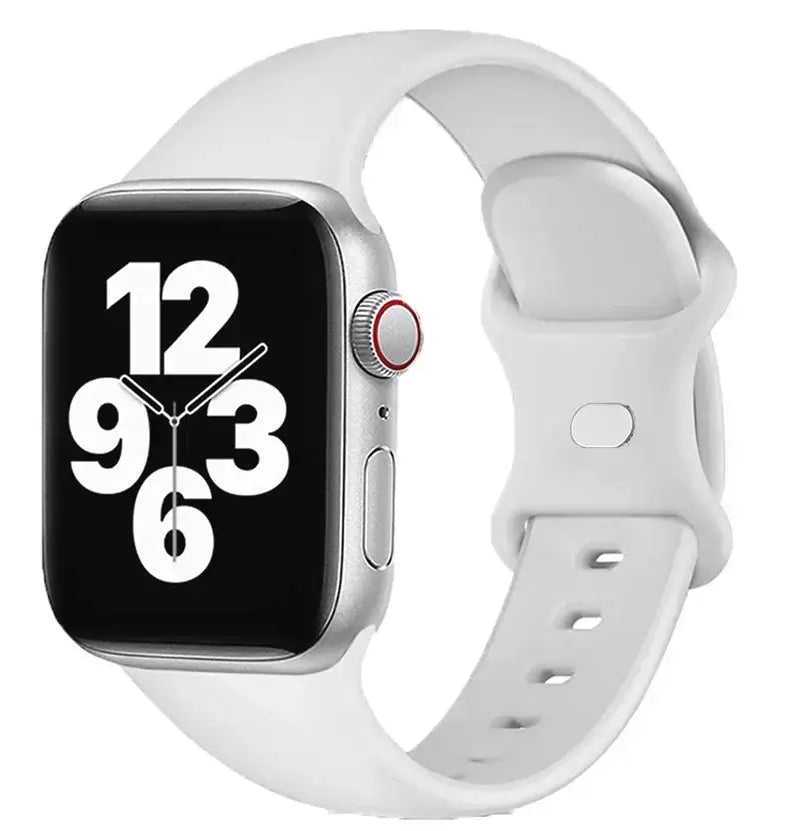 Apple Watch Silikonarmband - Weiches wasserdichtes flexibles Armband