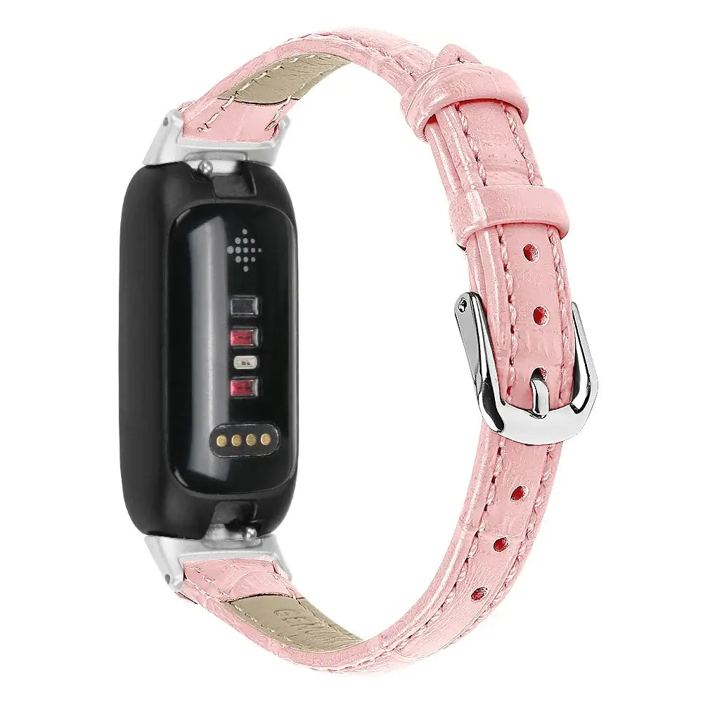 Bracelet en cuir fin Fitbit Inspire 3 – Bracelet élégant et minimaliste