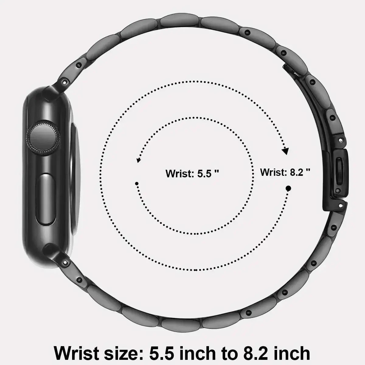 Apple Watch Edelstahlarmband – Elegantes, robustes Design
