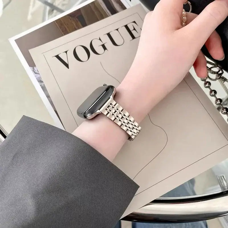 Apple Watch Edelstahlarmband – Elegantes, robustes Design