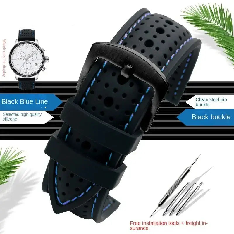 Suunto Silikonarmband – atmungsaktives gemustertes Design