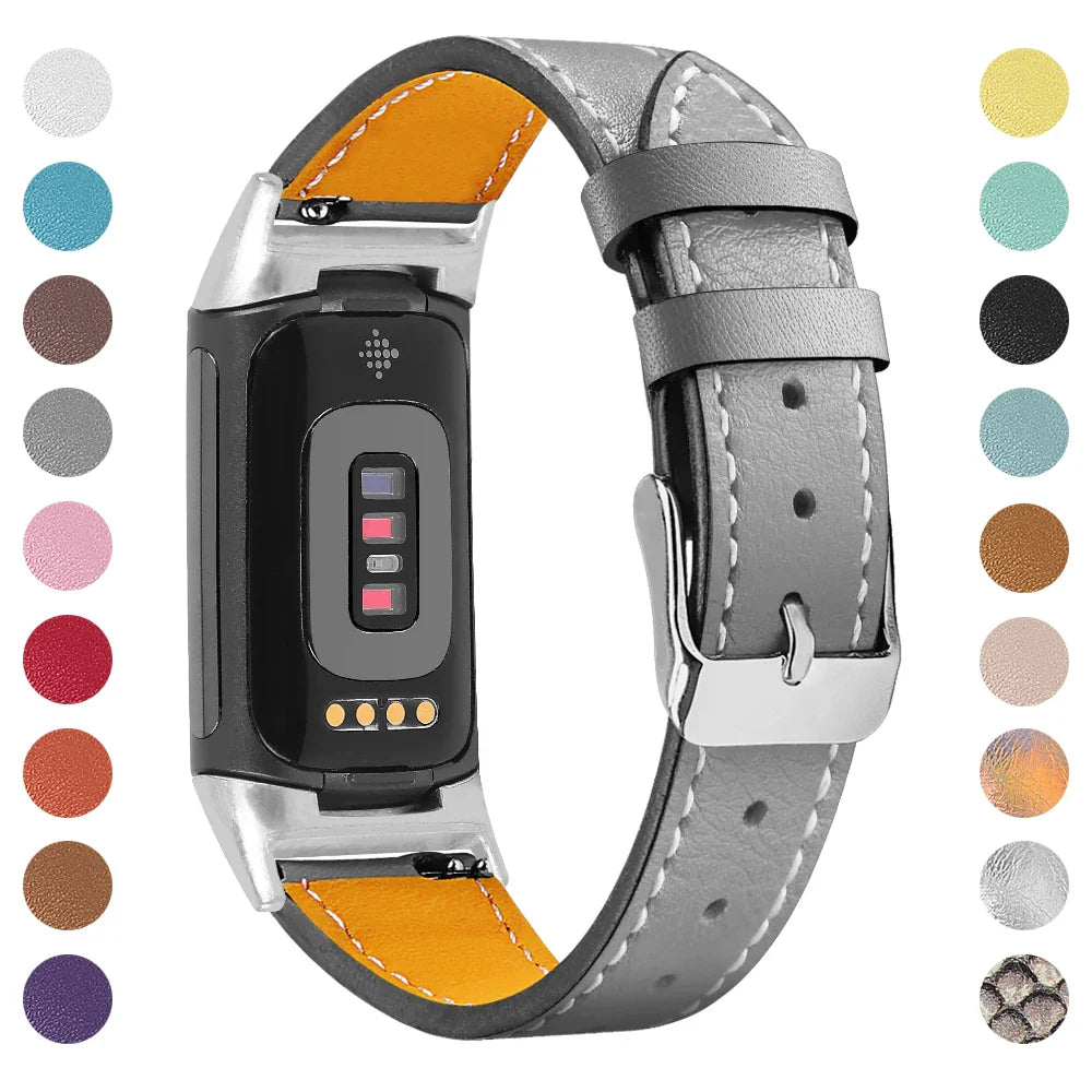Fitbit Charge 5 6 Lederarmband – Stilvoll und bequem