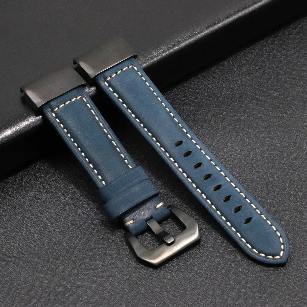 Bracelet en cuir véritable Garmin – Élégant et durable