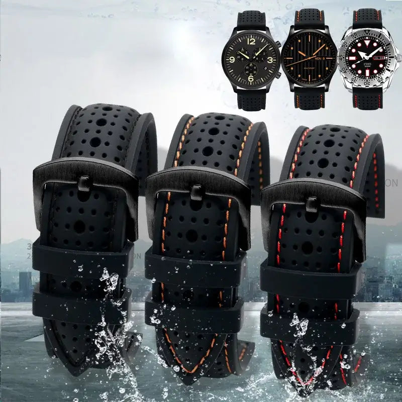 Bracelet en silicone pour Samsung Galaxy Watch - Respirant et élégant