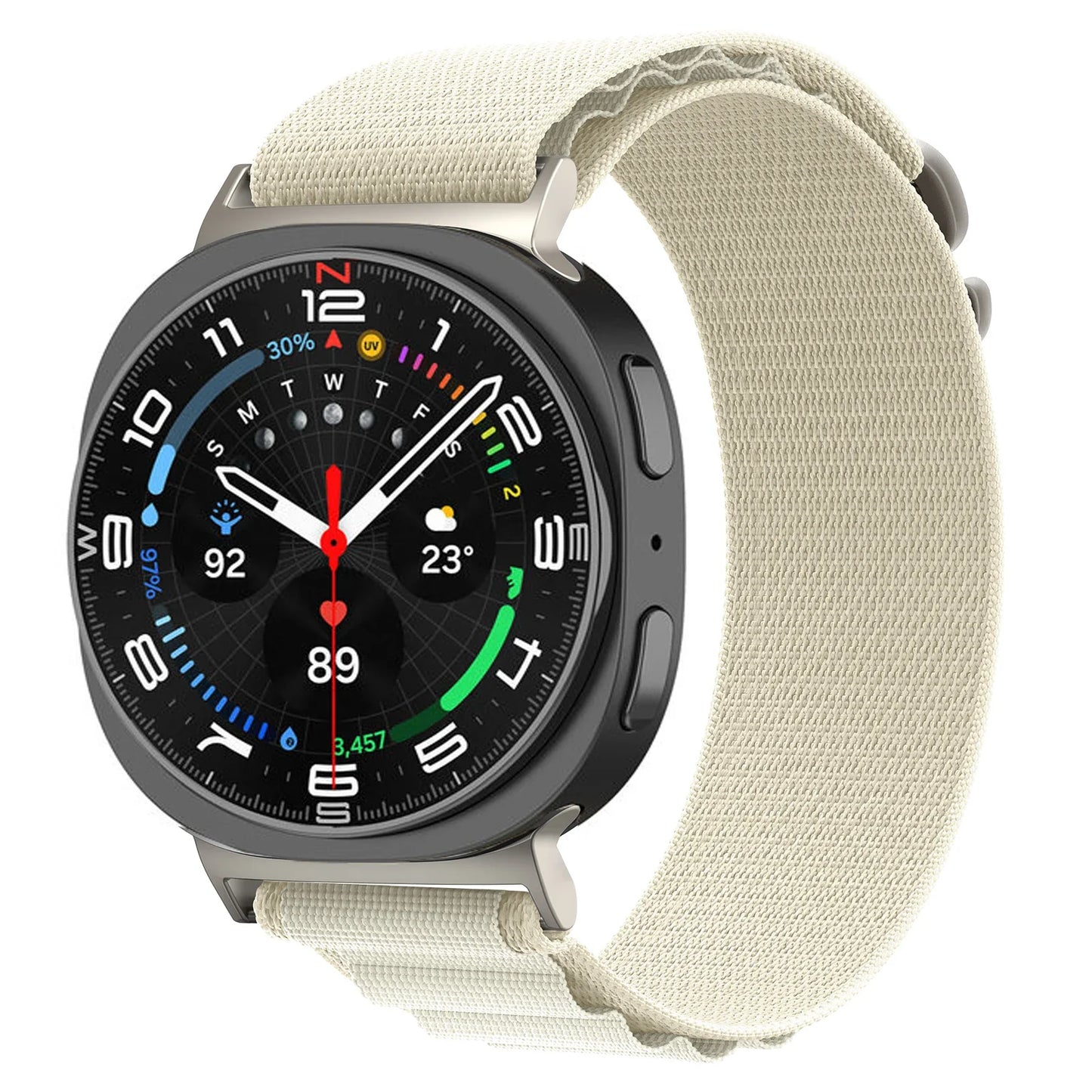 Galaxy Watch 8 Galaxy Watch 8 Classic Nylonarmband - Atmungsaktiv Robust