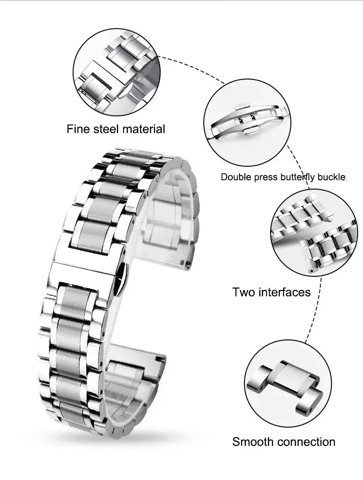 Bracelet en acier inoxydable Suunto - Design élégant et haut de gamme