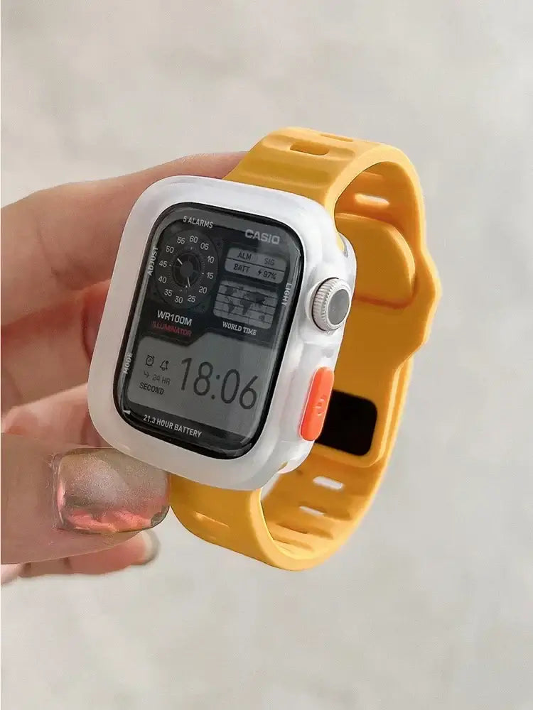 Apple Watch Silikonarmband – Strapazierfähiges, bequemes Armband