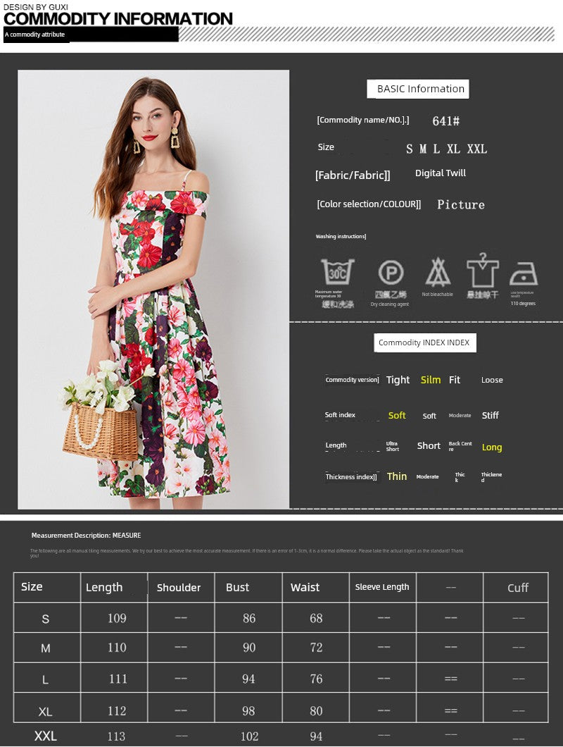 Prominentes kurzärmeliges Kleid