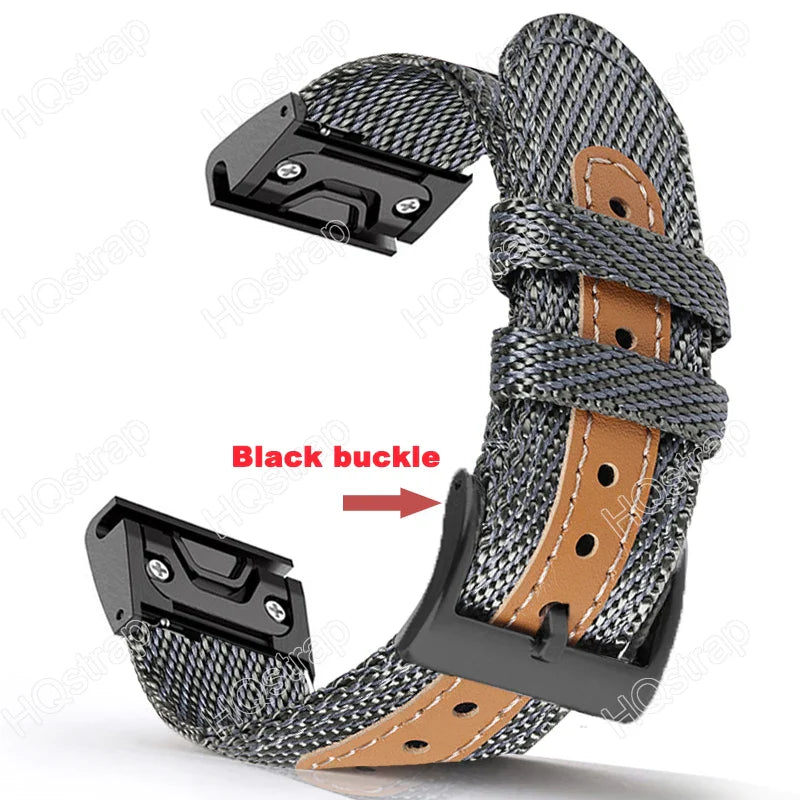 Garmin Sport-Nylon-Armband – Atmungsaktives, bequemes Design