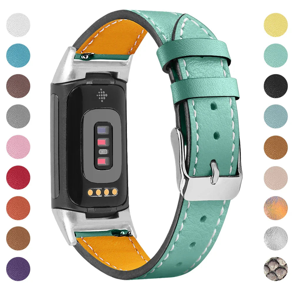 Fitbit Charge 5 6 Lederarmband – Stilvoll und bequem