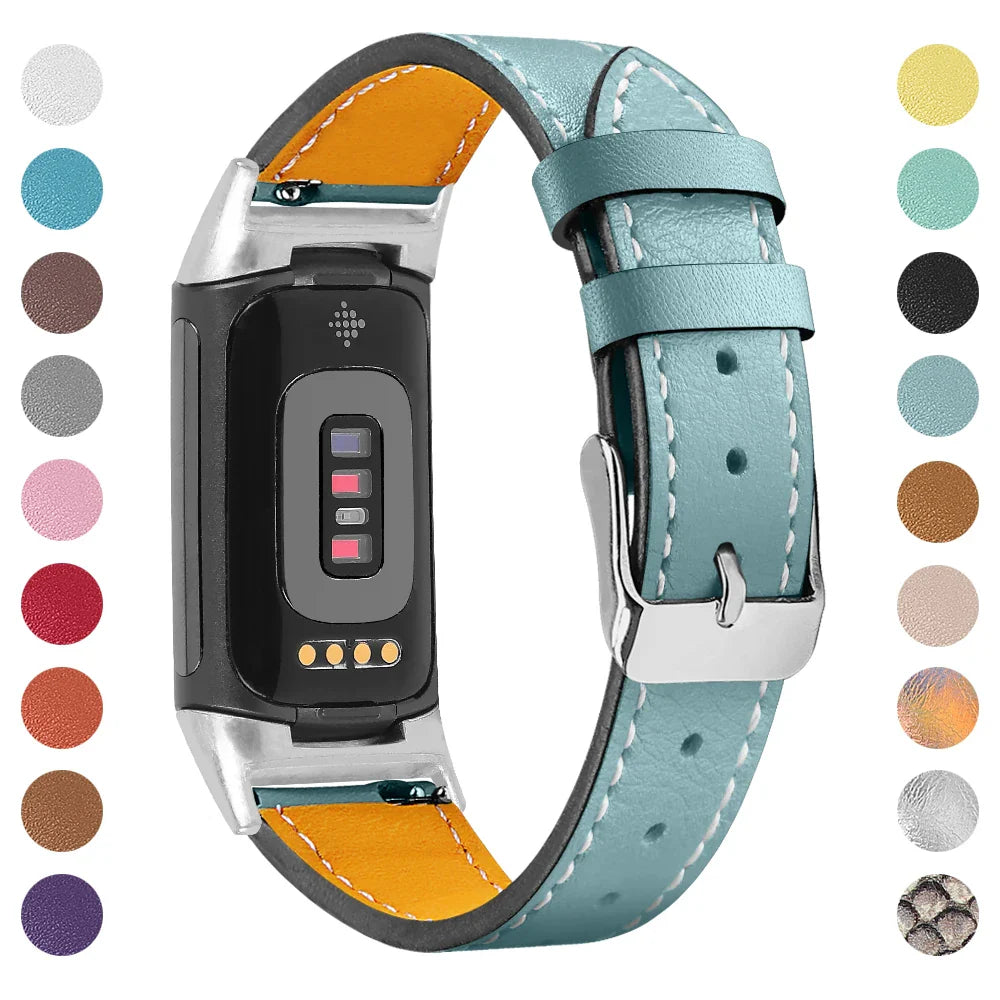 Fitbit Charge 5 6 Lederarmband – Stilvoll und bequem