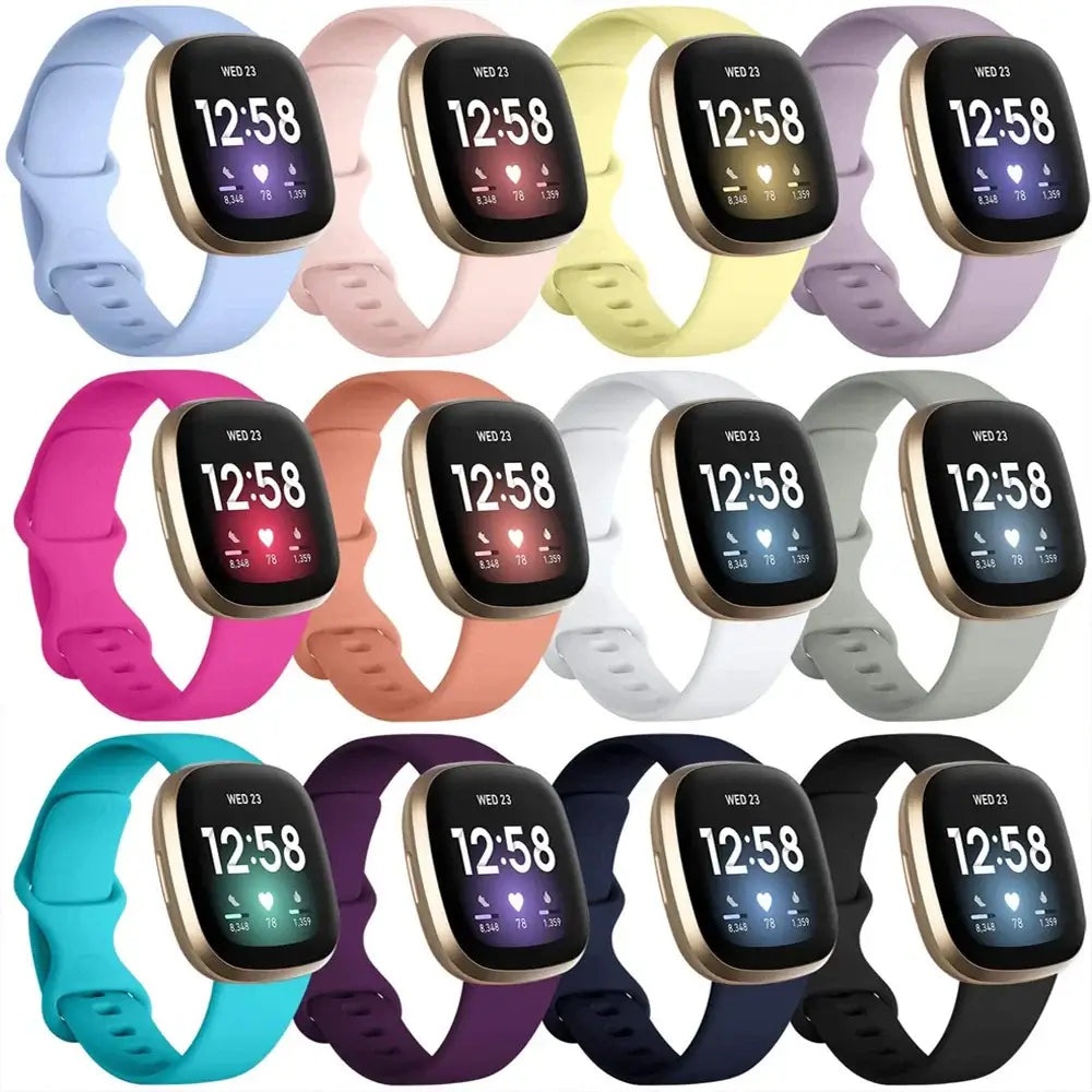 Bracelets en silicone Fitbit Versa et Sense – Bracelets durables et élégants