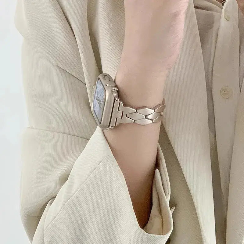 Apple Watch Edelstahlarmband - Elegantes Luxusarmband