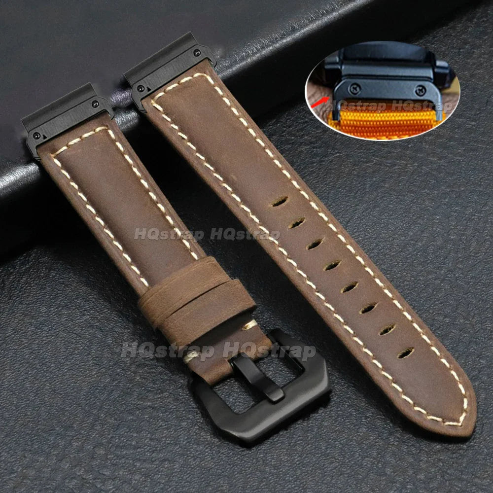 Garmin Vintage Lederarmband – klassisch und komfortabel