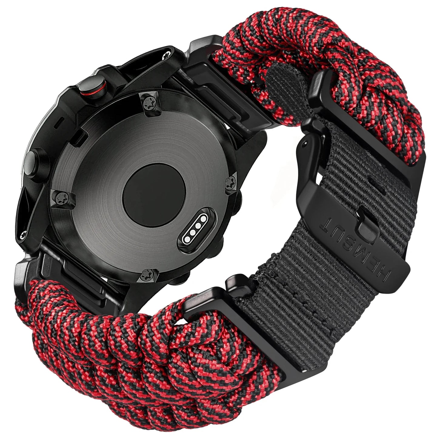 Bracelet de montre Garmin en paracorde - Conception sport durable