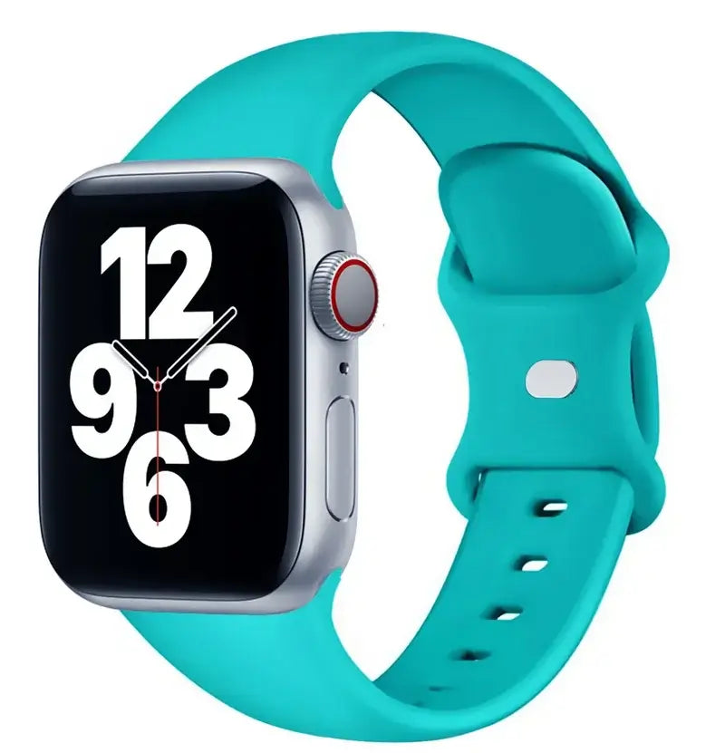 Apple Watch Silikonarmband - Weiches wasserdichtes flexibles Armband