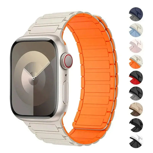 Bracelet en silicone pour Apple Watch – Doux, durable, design élégant