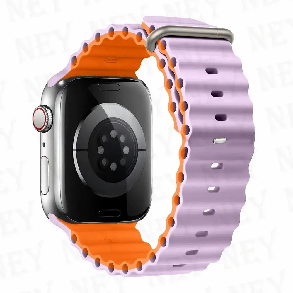 Apple Watch Silicone Strap - Soft Flexible Comfortable Fit