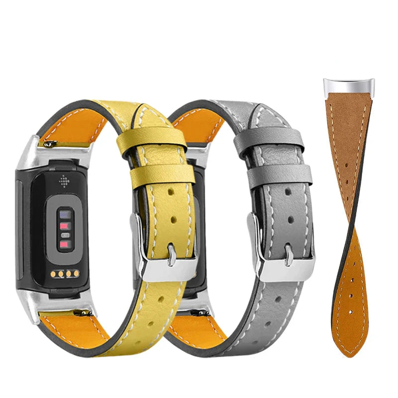 Fitbit Charge 5 6 Lederarmband – Stilvoll und bequem