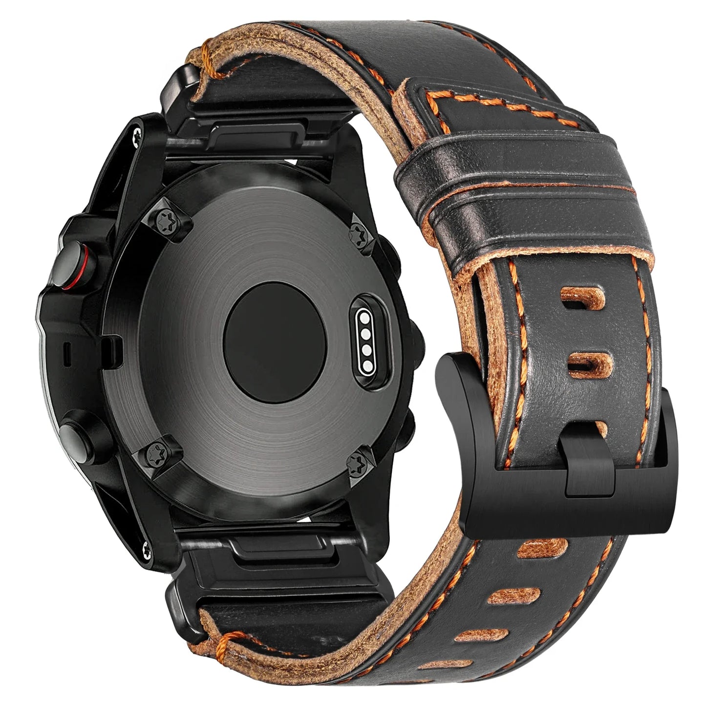 Garmin Soft Leather Band – Premium-Armband