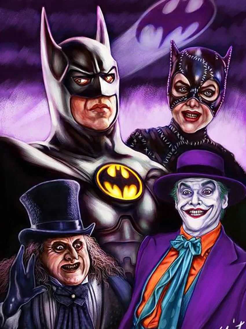 Comics Batman DC Diamond Painting New Pixel 5D Wall Posters