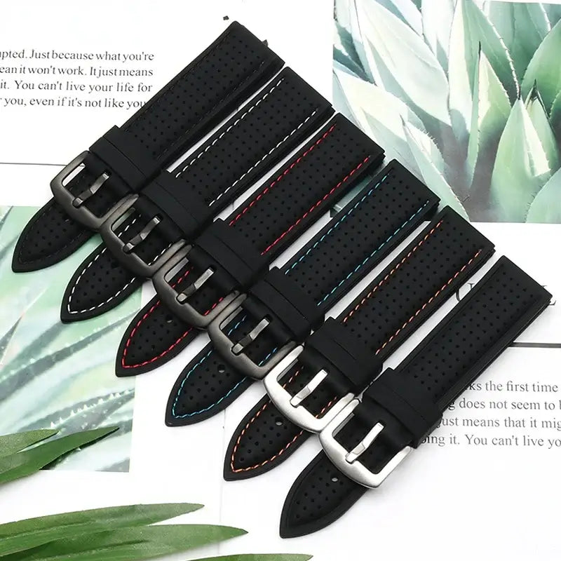 Suunto Silikonarmband – atmungsaktives gemustertes Design