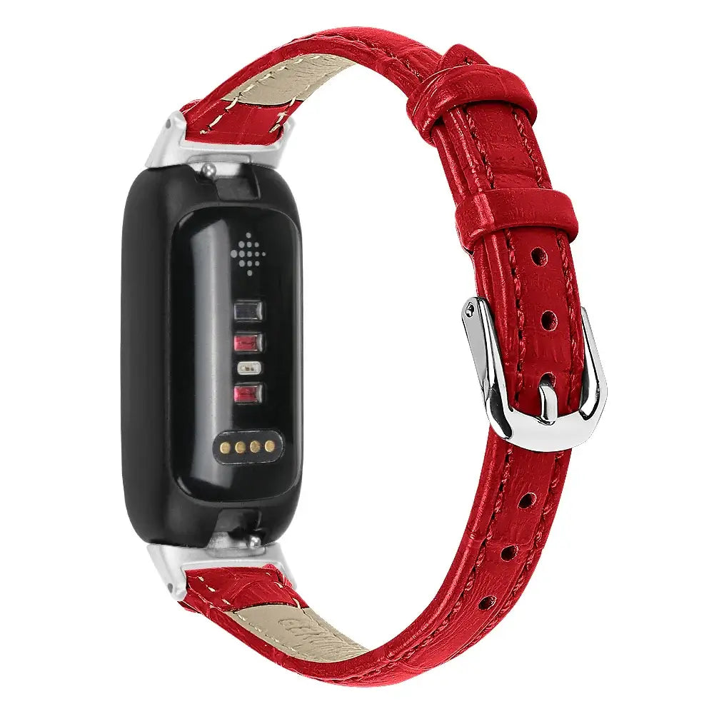Bracelet en cuir fin Fitbit Inspire 3 – Bracelet élégant et minimaliste