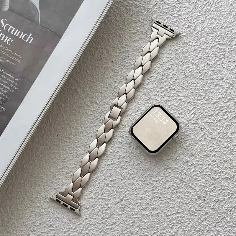 Apple Watch Edelstahlarmband - Elegantes Luxusarmband