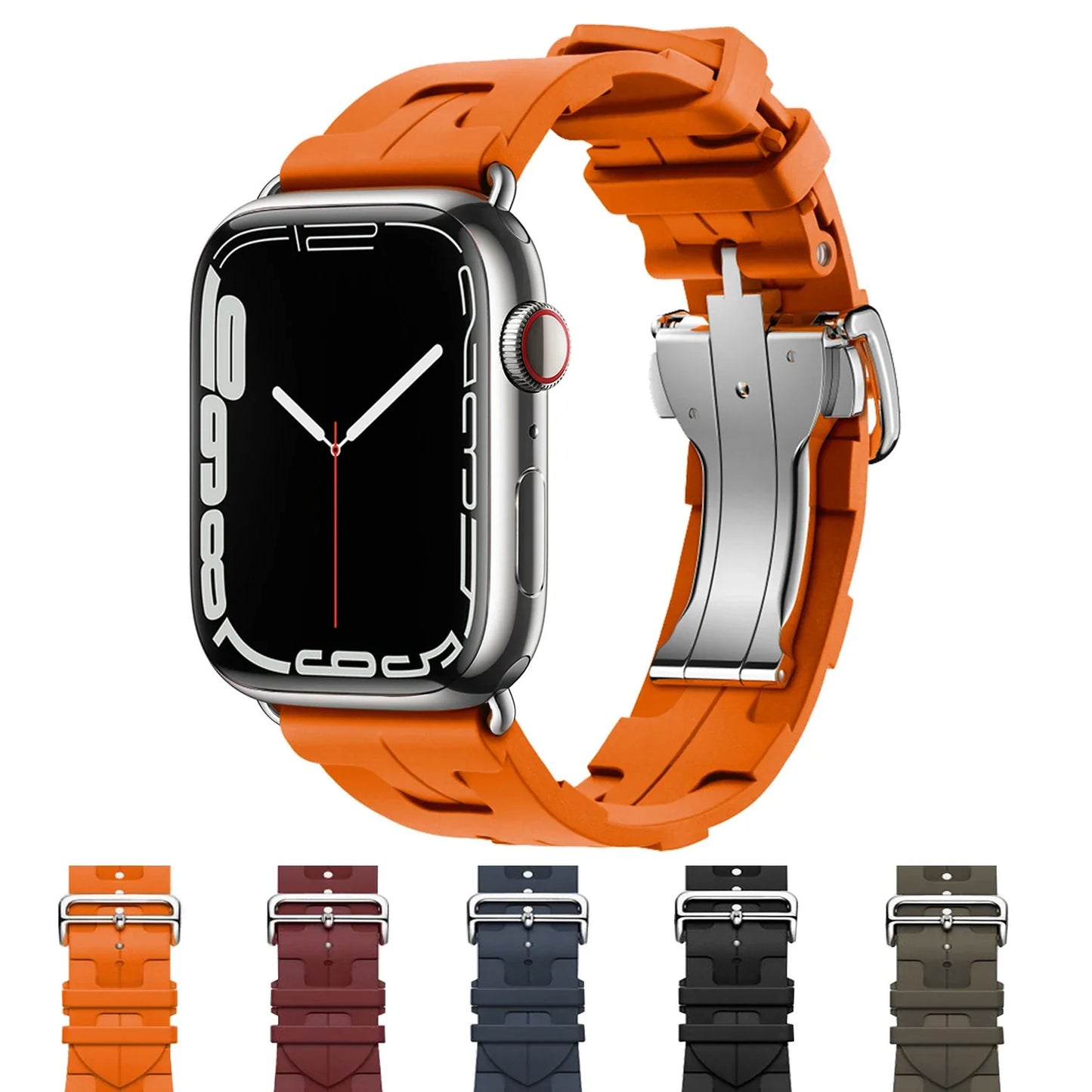 Apple Watch Silikonarmband – Weiches, flexibles, wasserdichtes Armband