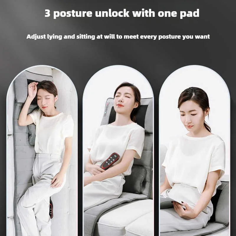 Electric Full Body Therapeutic Mattress with Heat – Kneading, Vibration & Hand Control
