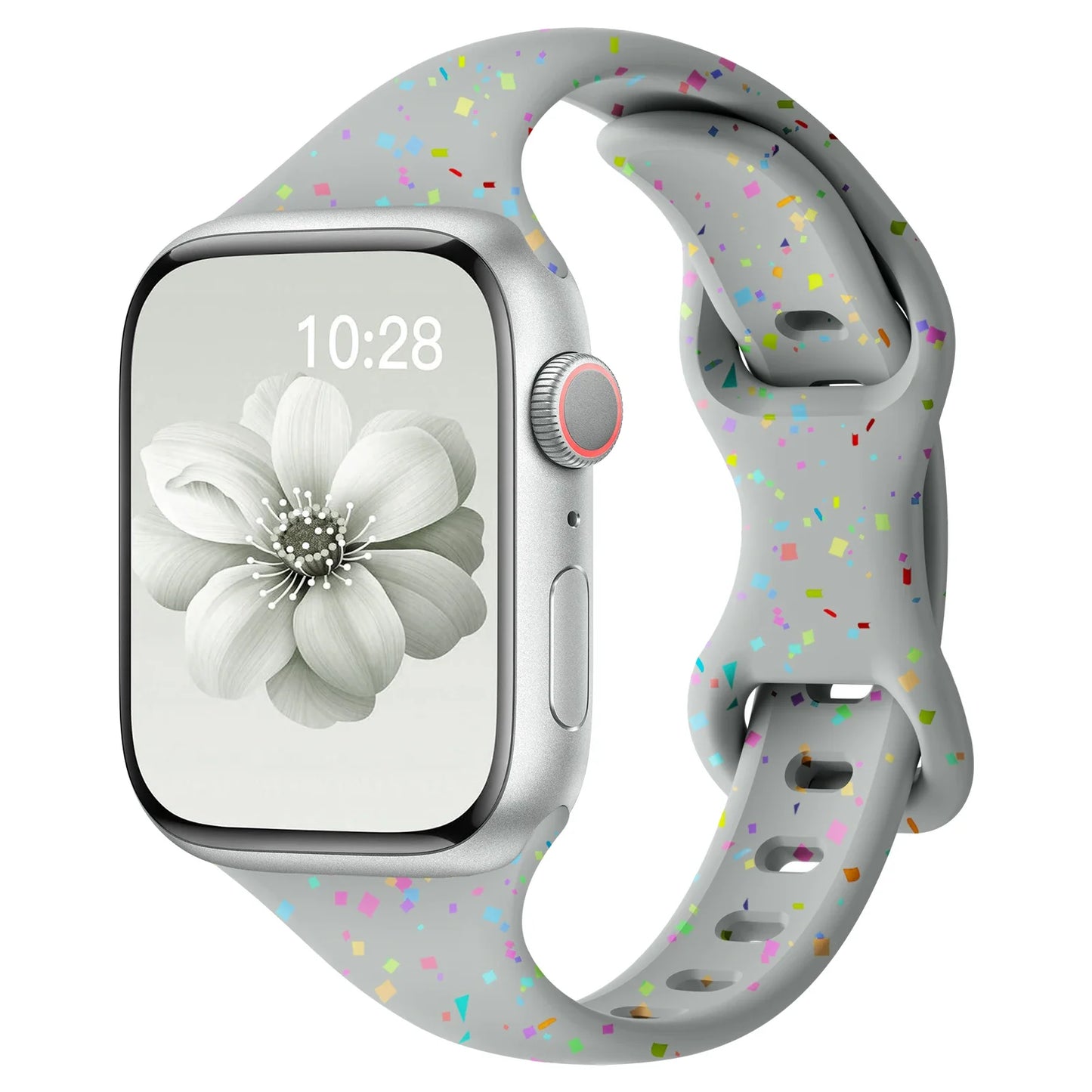 Bracelet en silicone pour Apple Watch - Design souple et flexible - Coloré
