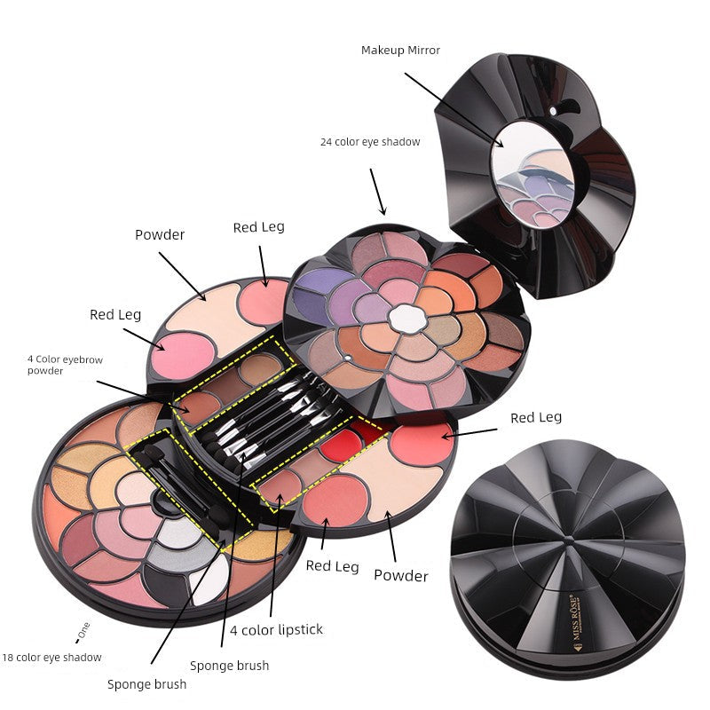 190-Color Matte Makeup Palette Gift Set – Eyeshadow, Blush & More in Stunning Collector Cases