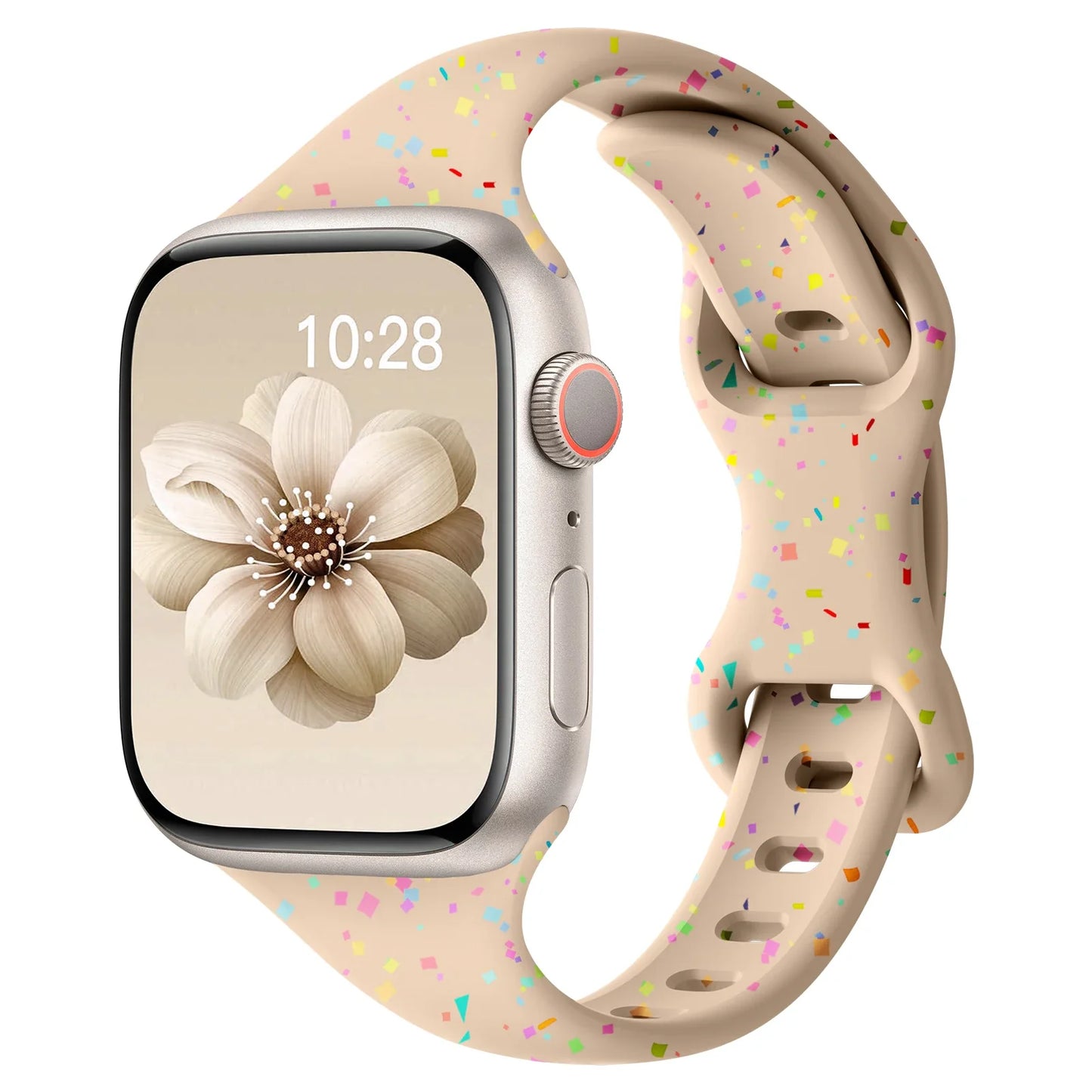 Bracelet en silicone pour Apple Watch - Design souple et flexible - Coloré