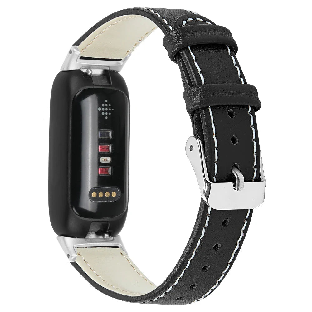Fitbit Inspire 3 Lederarmband – Stilvolles und atmungsaktives Armband