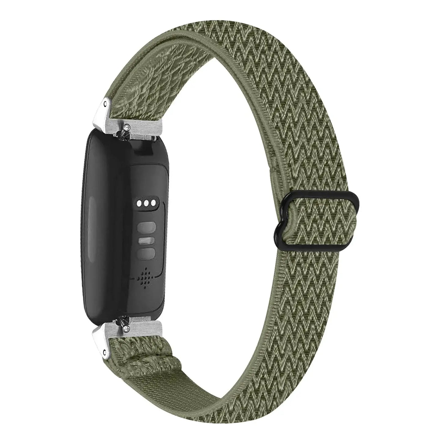 Bracelet en nylon pour Fitbit Inspire 3, 2, 1, HR - Sangle extensible et résistante