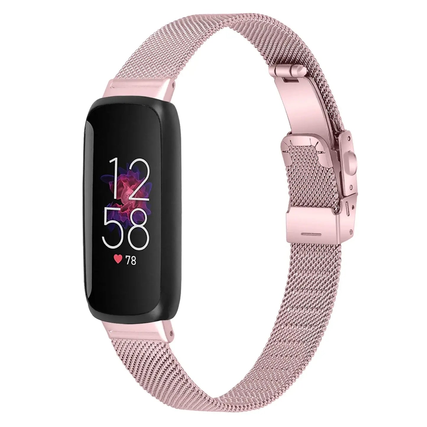 Bracelet en acier inoxydable fin Fitbit Inspire 3 – Bracelet en métal élégant et minimaliste