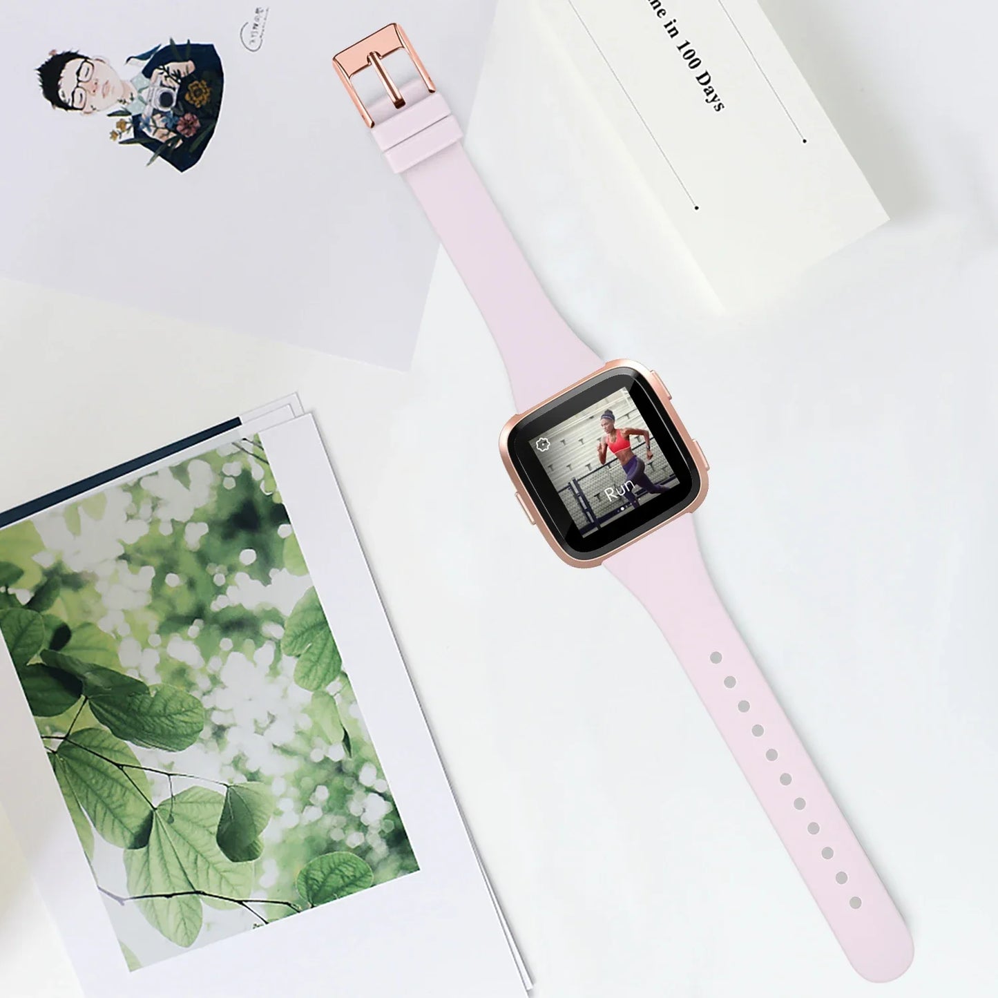 Silicone Fitbit Versa & Sense Bands