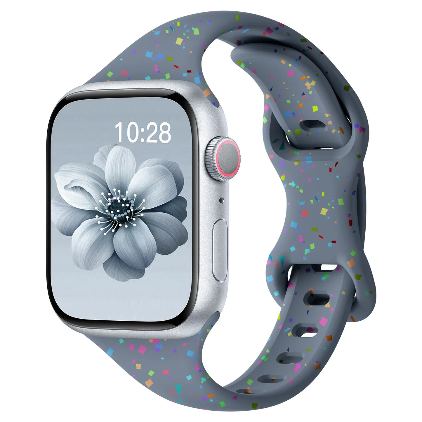 Bracelet en silicone pour Apple Watch - Design souple et flexible - Coloré