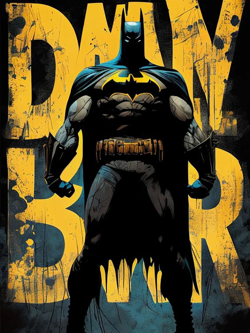 Comics Batman DC Diamond Painting New Pixel 5D Wall Posters
