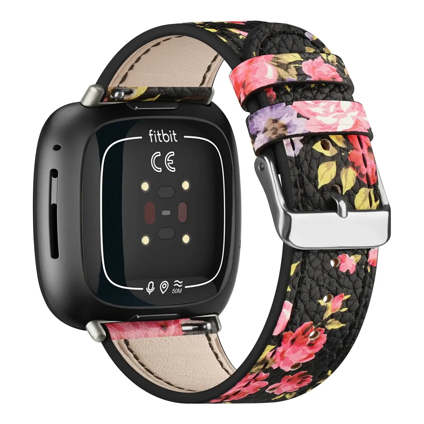 Bracelet en cuir Fitbit Versa et Sense - Design élégant et durable