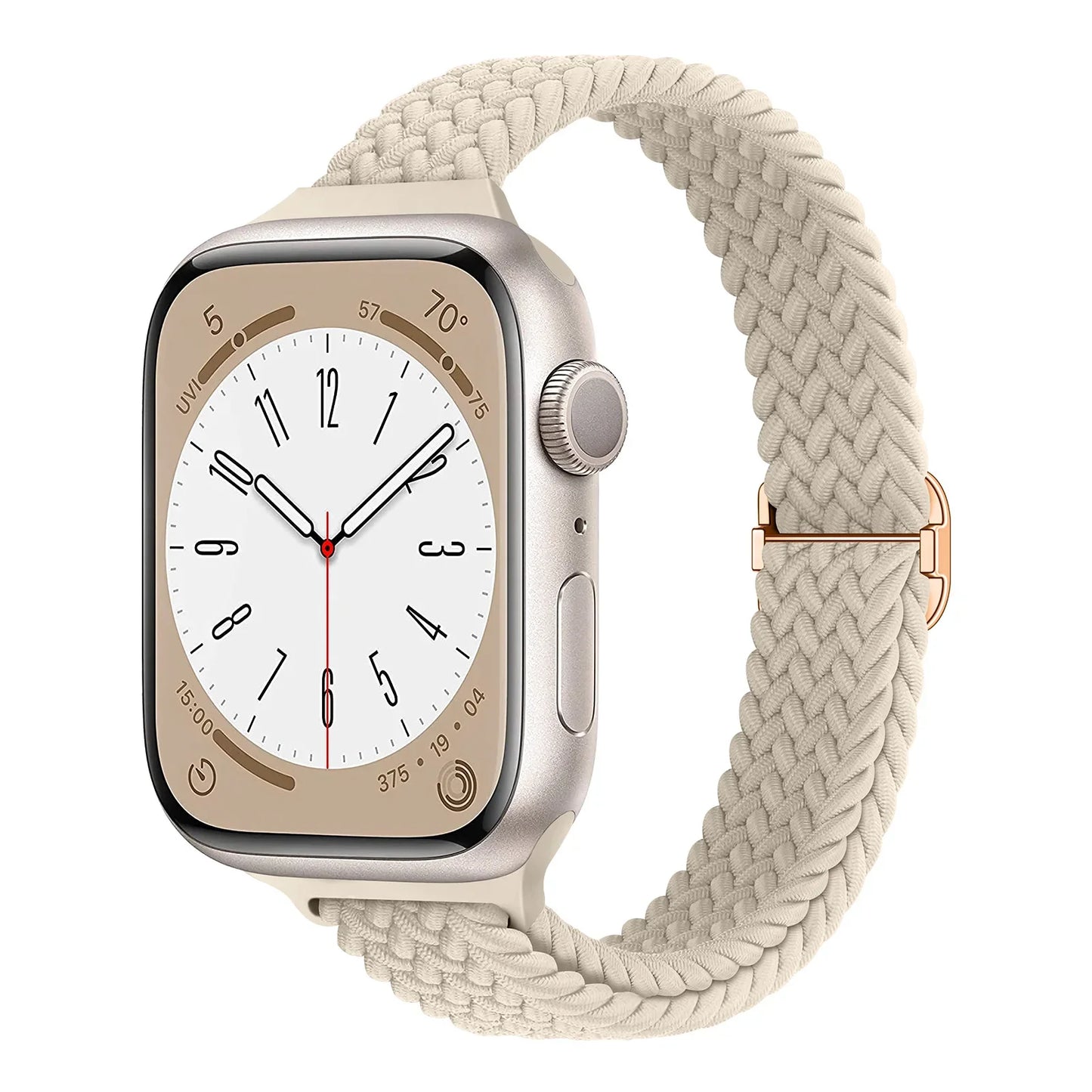 Apple Watch Nylon-Armband – Weiches, atmungsaktives geflochtenes Armband