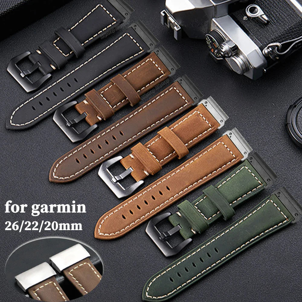 Garmin Vintage Lederarmband – klassisch und komfortabel